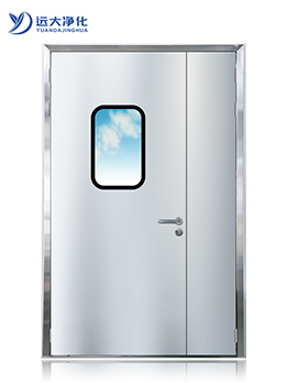 鋁合金包邊凈化子母門(mén)