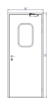 60不銹鋼凈化包邊門(mén) 60不銹鋼凈化包邊門(mén)