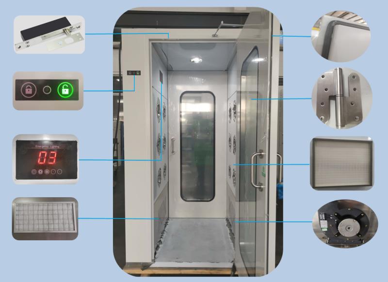 風淋室細節(jié)圖展示